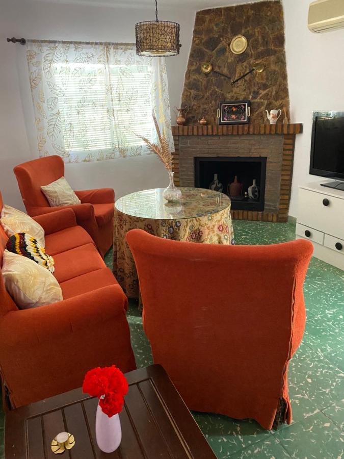 莫纳奇尔Casita Rural La Rosa De La Huerta Con Chimenea Interior公寓 外观 照片