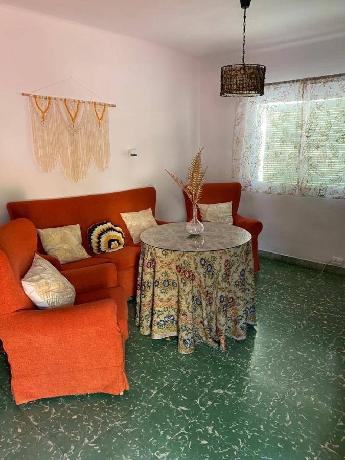 莫纳奇尔Casita Rural La Rosa De La Huerta Con Chimenea Interior公寓 外观 照片