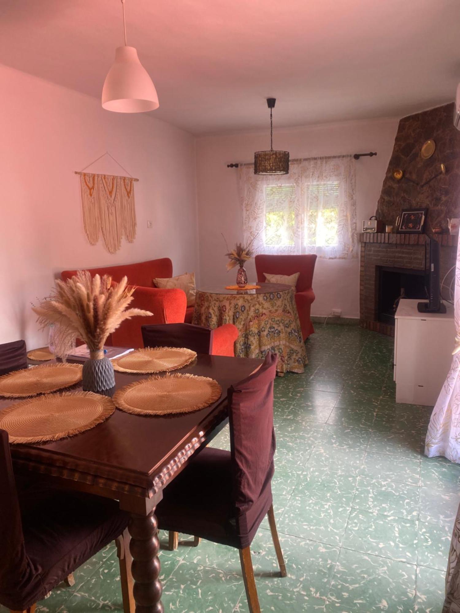 莫纳奇尔Casita Rural La Rosa De La Huerta Con Chimenea Interior公寓 外观 照片