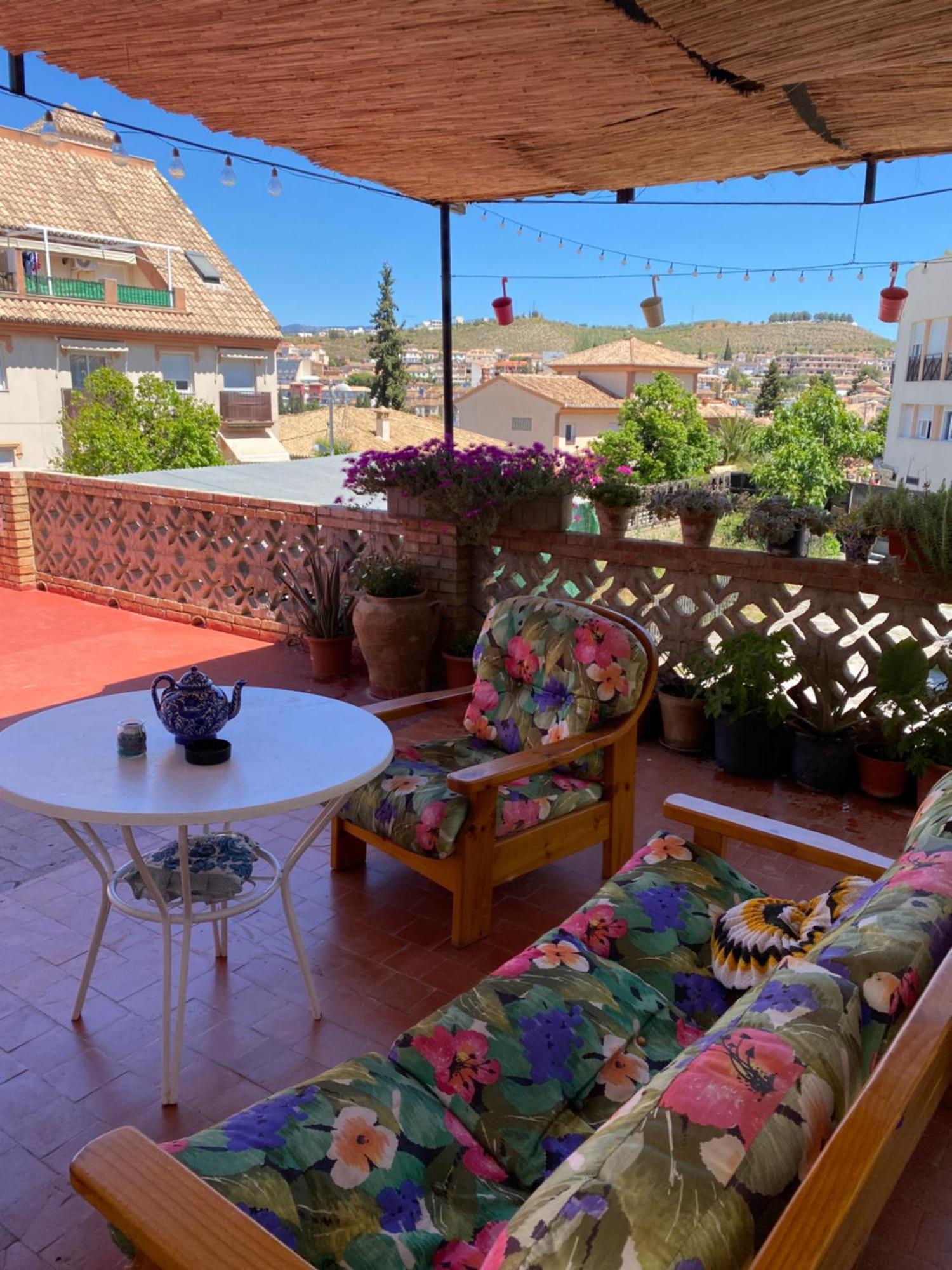 莫纳奇尔Casita Rural La Rosa De La Huerta Con Chimenea Interior公寓 外观 照片