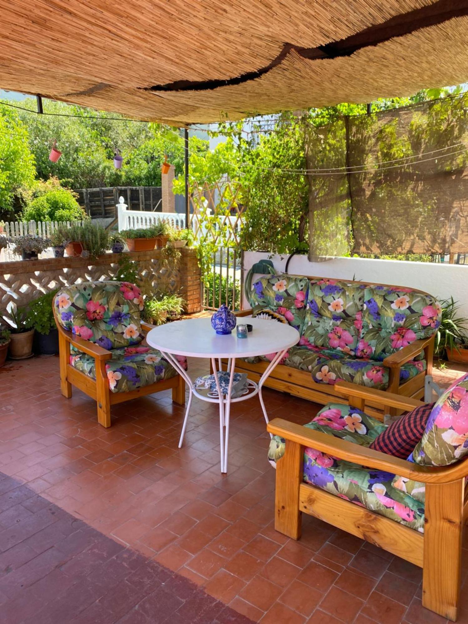 莫纳奇尔Casita Rural La Rosa De La Huerta Con Chimenea Interior公寓 外观 照片